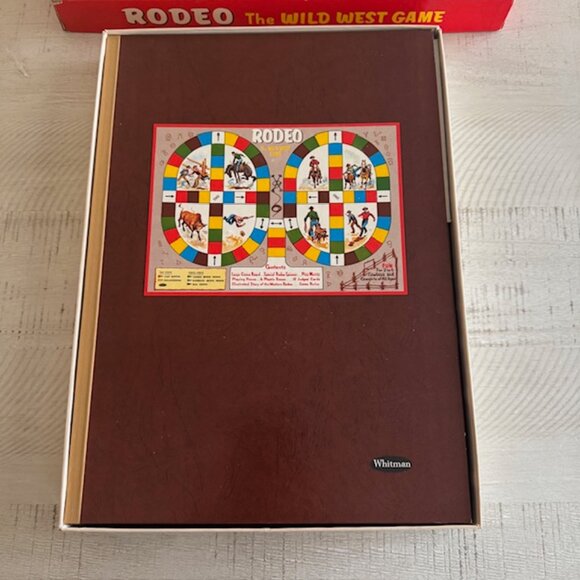 NEW, OPEN BOX 1957 Whitman Rodeo The Wild West Game - Picture 3 of 12